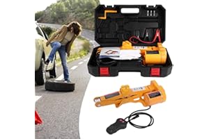 GOTOTOP Gato eléctrico para coche 2T/3T DC12V elevador de coche, elevador automático Jack, elevador eléctrico elevador elevador (2T)