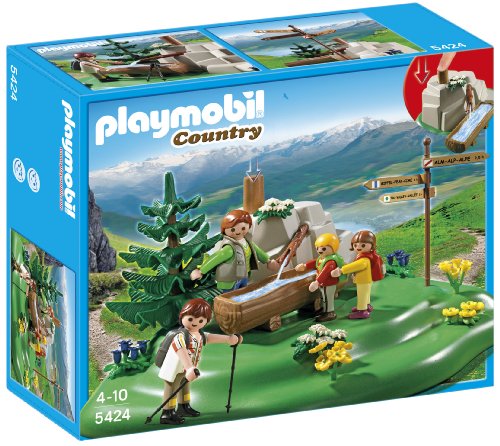 Playmobil Vida en la Montaña - Familia mochilera en la montaña (5424)