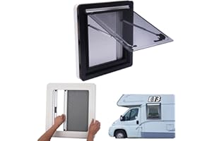 WSIKGHU Finestra di esposizione per camper e roulotte, finestra laterale, finestra di esposizione, per camper, roulotte, furgone, camper | EU Stock | E13 (450 x 500 mm)
