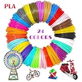 3D Pen Filament 24 Colours 5m/Colour TICOSH 3D PLA Printing Material Refills 1.7