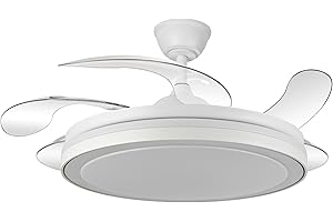 FABRILAMP Ventilador Dc Esparta Maxi 80w 11270lm Blanco 132d 5asp 3000-4000-6000k Remoto+temporizador+memoria