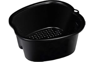 HULPUOG Large Size Foot Soak Basin Bath Spa Tub - Plastic Sink for Soaking, Bucket Bowl for Home Spa Treatment, Relaxation, Dead Skin Removal, Pedicure - Care Gift