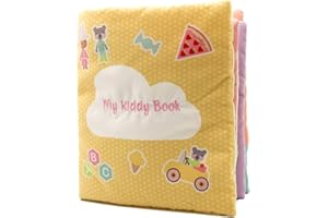 MY KIDDY BOOK - LIVRE D’ÉVEIL ET D'ACTIVITÉ EN TISSUS MONTESSORI POUR ENFANTS DE 3-5 ANS