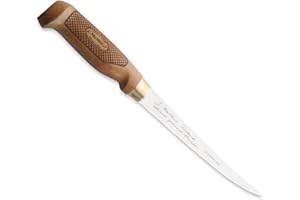 Marttiini Messer Filetiermesser Classic Superflex Birkenholz Gesamtlänge: 27.0 cm, grau, M