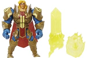 Masters of the Universe Figura de Acción He-Man - Con Armadura Grayskull y 2 Accesorios - 13,9 cm - Regalo para Coleccionistas y Niños de 4+ Años