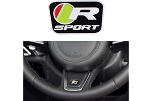 YK ZAOOER R/S De Las Ruedas De Dirección Logo Interior Pegatinas Pegatinas, Insignia Auto-Adhesivo De PVC Para Jaguar F-PACE XFL,R