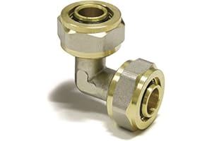 PSW TRADE SUPPLIERS LTD Codo 16 mm – 16 mm conector. Compresión para pert-al-pert o pex-al-Pex.