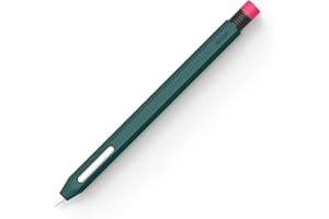elago Classic Case Compatible with Apple Pencil 2nd Generation Classic Design Compatible with Magnetic Charging and Double Tap (Read Installation Instructions-Midnight Green)