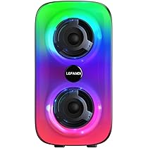 Cassa Bluetooth 60W Con Luci LED - Altoparlante Portatile Per Feste Con Microfono Karaoke - Foto 4