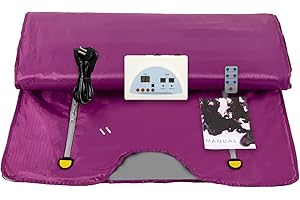 DEEDUUD Saunadecke Infrarot 650w Sauna-Heizdecke Mit Fernbedienung 360-Grad-WäRmezirkulation Tragbare Sauna Decke FüR SchöNheitssalon Spa Center Und Familie