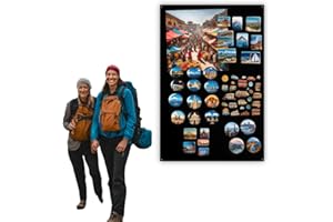 Anwicar Magnettafel - Magnetische Pinnwand 50x30 cm aus Stahl - ideal für Magnete und Notizen - magnetisches Whiteboard - beschreibbare Tafel - inkl. Montageset - Schwarz