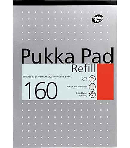 Unbekannt A4 5 Mm Kariert Liniert Pads 80 Gsm 160 Seiten (Single - View #10