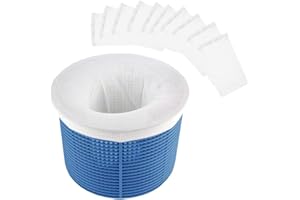 SUNSHINE SMILE Słońce uśmiech basen kosz skimmer skarpety, filtr basenowy siatka, filtry do skimmer do basenu, kosz na basen (10 szt.)