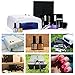 Bluesky Deluxe 4 Colour Gel Starter Kit Salon Quality Shellac Manicure & Pedicure - 36W UV Lamp Light, Base & Top Coat, Remover Wraps, Shine Wipes, Acetone Remover, Nail Trend Towel, Crystal File, Block Buffer, Cuticle Sticks, Cuticle Pusher + Includes 4 Bluesky Gel Colours