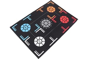 FABATER Tapete de Entrenamiento de Baloncesto, Tapete de de Entrenamiento de Agarre de Baloncesto Regular Antideslizante, Tapete de Paso Auxiliar Deportivo de Control de Dribble