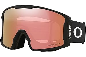 Oakley Line Miner L Matte Black prizm Snow Rose Gold Iridium Maschera