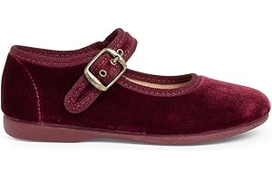 Pisamonas Merceditas Niña Terciopelo Hebilla
