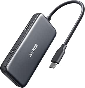 Anker 3-in-1 USB-C Hub Adapter, mit 60W Power Delivery, 4K USB-C auf HDMI Output, USB 3.0, für MacBook Pro 2016/2017 / 2018, ChromeBook, XPS und viele mehr