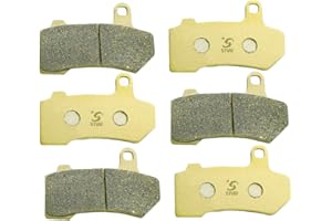 S SYUU SYUU Motorcycle Front Rear Brake Pads Brakes for Harley Davidson Touring FLHXS Road Glide Special FLHRS Road King Special 2015 2016 2017 2018 FA409FR