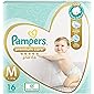 Pampers Premium Care Pants, Medium size baby diapers (MD), 16 Count, Softest ever Pampers pants