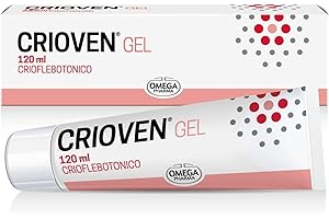 COLONIR Omega Pharma - Crioven Gel Effetto Freddo a base di Centella Asiatica, Sollievo per Gambe Gonfie - 120 ml