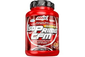 AMIX - Proteína Isolada Isoprime CFM, 1 Kg - Gran Aporte de Aminoácidos - Contiene Enzimas Digestivas - Libre de Aspartamo, Proteínas para Aumentar Masa Muscular, Sabor Chocolate