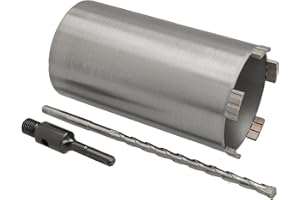 BTEC Corona diamantata SDS-plus, attacco e punta di centraggio, lunghezza utile 180 mm, Ø 102 mm, corona per calcestruzzo