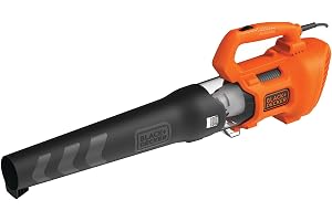 Black+Decker BEBL185 elektroaxialfläktar (1,850 W, lövglas med hög blåshastighet på 190 km/H, luftvolym 765 m²/H, integrerad