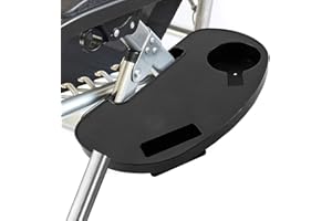 BoloShine Bandeja Clip en La Mesa Auxiliar de Silla Camping, Plástico Sillas De Gravedad Cero Copa Soporte con Ranura para Dispositivo Móvil y Bandeja pour Jardín Bebidas Camping