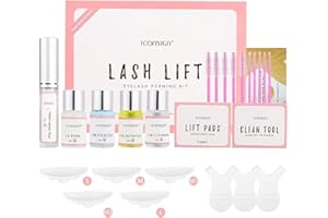 XXL Lashes ICONSIGN zestaw do liftingu rzęs i laminowania, lifting brwi, laminowanie brwi, przedłużenie rzęs, edycja 2023, zestaw startowy do salonu i DIY