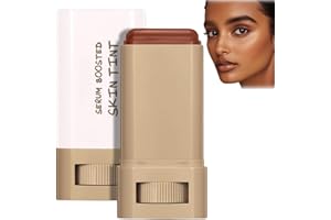 XUNZHI Beauty Balm Serum Boosted Skin Tint,Balm Foundation,Serum-Boosted Beauty B/alm Foundation Stick,F/oundation Stick,Makeup F/oundation S/tick for Women,Tinted Moisturizer Fo/undation S/tick,#02