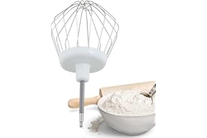 LICHTBLAU batidor de varillas 00650543 para robot de cocina Bosch I Batidora de recambio para MUM4 y MUM5 086066 095428 653926 I Batidora de varillas 8 alambres I Accesorio procesador de comida Bosch