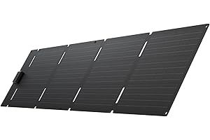 EF ECOFLOW 60 W Tragbares und klappbares Solarpanel, 25% hocheffiziente n-Typ-Solarzellen, wasser- und staubdicht gemäß IP65, geeignet für Camping, Rucksäcke, SUVs und Minivans