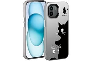 YUXING Funda para Xiaomi Redmi A2 4G / Redmi A1 4G - Carcasa Teléfono Móvil Antichoque Delgada Patrón Artístico Fresco Bumper Slim Case Cover (Cat)