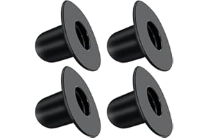 DYTHHN 4Pcs Pool Filter Strainer Plug Stopper Replacement Ground Pool Plug Stopper Convenient Extended Pool Plug Durable Pool Wall Plugs Compatible with Intex & Bestway(Black)
