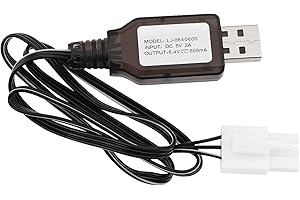 Briny River 1 Stück 2S Life 6,4 V 600 MA USB auf EL4.5-3P Stecker Batterien Ladekabel für die Meisten Modelle Ferngesteuerter Autos LKWs Und Schnellboote