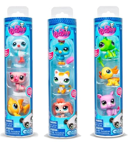 Littlest Pet Shop Frosted Wonderland Pet Pack - Includes 16 Glittery Mini Pet Figures, Ages 4+ - View #3