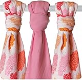 Mullwindeln Bamboo 70x70 3er-Set Heaven for Girls