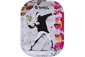 G-Rollz, Geschenk für Krautliebhaber mit Banksy Graffiti Motiv (FlowerThrower)