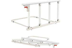 Ixdregan Bettgitter für die Sicherheit älterer Erwachsener, klappbarer Betthilfsschienengriff, Absturzsicherungs Handschutzgriff für Senioren, passend für King, Queen, Full, Twin (4 Handläufe)