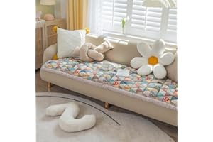 ACICS Funny Fuzzy Couch Cover, Garden Chic Cotton Protective Couch Cover, Anti-Cat Scratch, Dog Couch Cover Protector,Couch Cover for Pet Owners (Color : A, Size : 70 * 180cm)