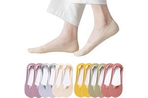 Caudblor 6 par niewidocznych antypoślizgowych damskich krótkich skarpet Low Cut Liners & Ankle Socks Black Gray Nude 4-6 6-8
