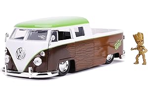 Jada JA31202 Buss Other License 1:24 1963 VW Microbus With Groot Figure
