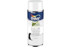 Dulux Valentine Peinture Intérieure et Extérieure Aérosol Color Touch Effet - Incolore Effet Verre Givré - 400ml