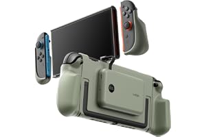 Belkin Gaming laddningsgrepp för Nintendo Switch 2, 10K Powerbank - Grönt
