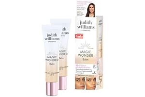 ‎JUDITHWILLIAMS Judith Williams Cosmetics Magic Wonder Face Balm, getönte Tagescreme mit LSF und Anti-Aging-Effekt, feuchtigkeitsspendende und hauttonanpassende BB Cream, 2 x 30 ml