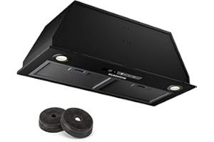 Klarstein Kitchen Cooker Hood 72cm, Extractor Fan for Kitchen w/LED Lights, Grease Filters, 439m³/h Airflow Cooker Hoods, Timer & Touch Controls, Built in Wall Mount Stainless Steel Extractor Fan