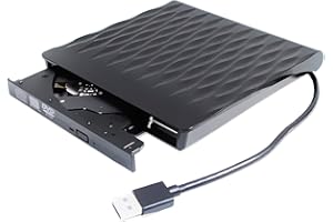 MAITLAN Graveur DVD/CD externe USB 3.0 double couche pour HP Dell Acer Asus Acer Lenovo Notebook PC Portable Lecteur optique portable pour Windows 7/8/10 Mac OS ordinateur portable & bureau Noir