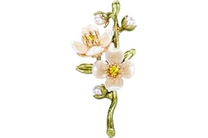 FAIRYGATE Women's Brooches & Pins Rhinestone Vintage Wedding Brooch Elegant Lapel Pin Alloy Clothes Jewelry for Women Girls