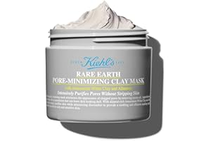 KIEHL'S Rare Earth Pore Cleansing Masque, 125 ml, reinigende Detox-Gesichtsmaske mit Aloe Vera und Amazonas-Tonerde zur Minimierung von Poren